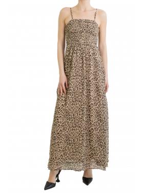Vestito lungo leopardato Only 